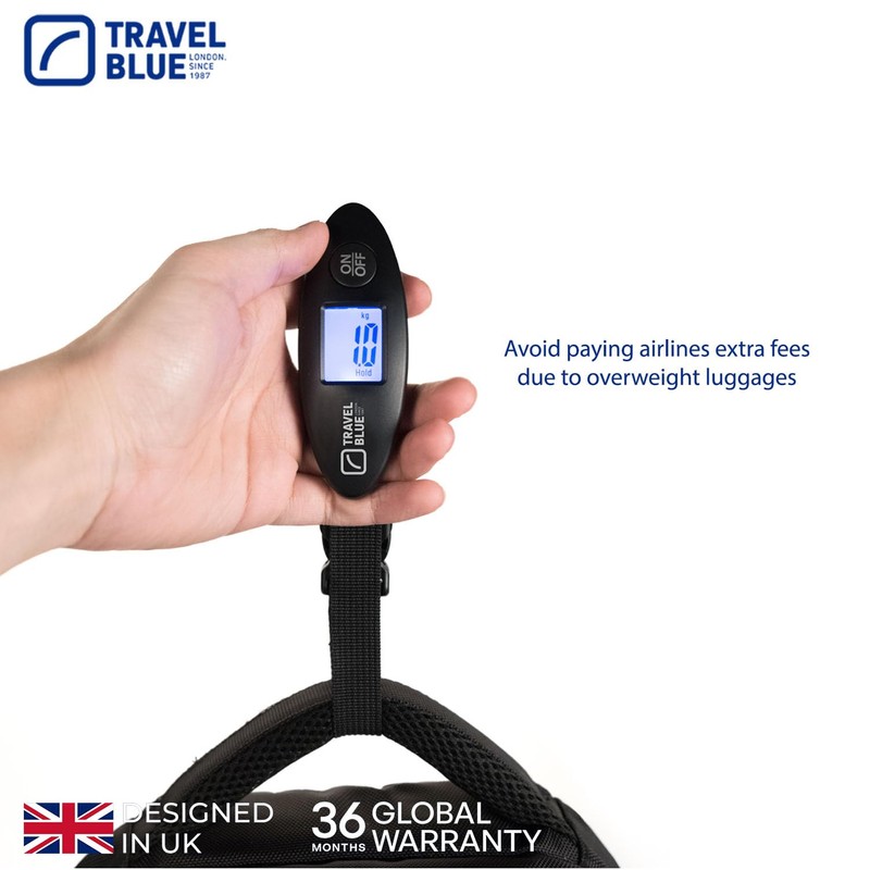 Travel Blue Digital Luggage Scale - Lightweight Suitcase Weighing Scales