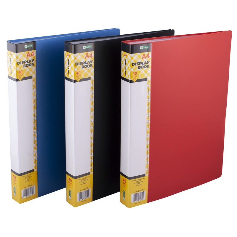 D.RECT Display Book PP A4 40 Pockets - Display Folder