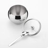 KEMIYIXIAN Stainless Steel Sugar Bowl with Lid and Spoon, Polished