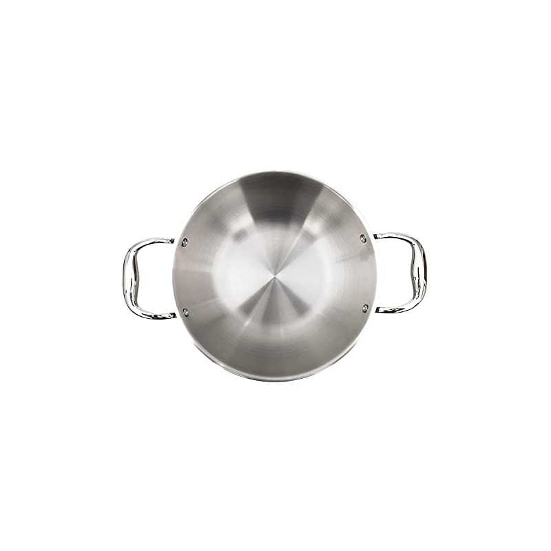 Highkind Tri-Ply Stainless Steel Multi Purpose Heavy Weight Extra Deep,
