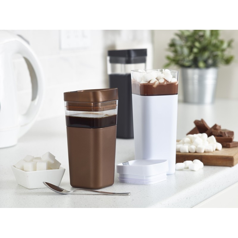Designer Travel Cup - White