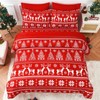 YIYEA Christmas Comforter Set, 7 Pieces Bed in a Bag,