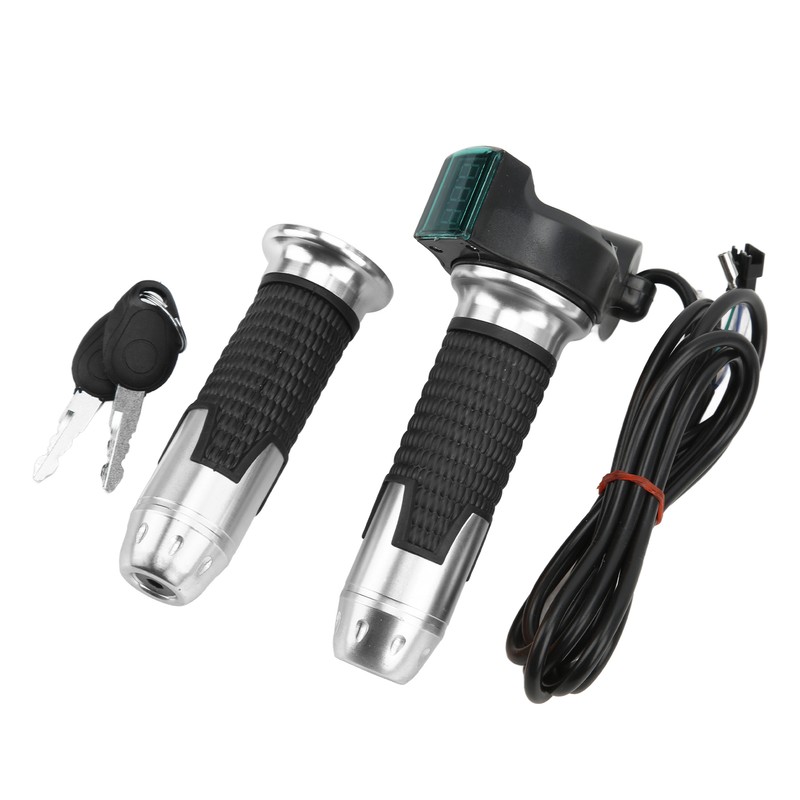 2PCS Electric Bicycle Throttle Handle Speed Control Throttle Grip with