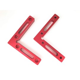 CarAngels Aluminum Complete Carpenter's Square Corner Clamp, Set of 2, L-Shape, 90-Degree Right Angle, Carpentry Square, Fixture, Tightening Tool (New Model)