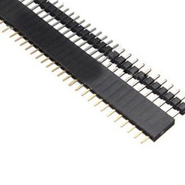 5x Male and 5x Female Single Row 40 Pin Header Strip Male-Female Pin Header and Male-Male to 2.54mm Single Row