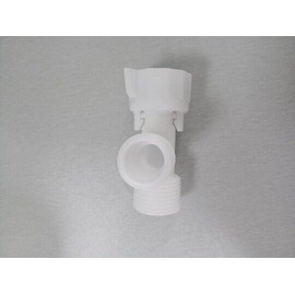T.O.P. 7/8 T adaptor Plastic Connector Bidet,Toilet, US 7/8 Top-bottom, 1/2 Inch Side