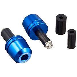 Active 60800022 Aluminum Bar End, Blue, φ33-L33