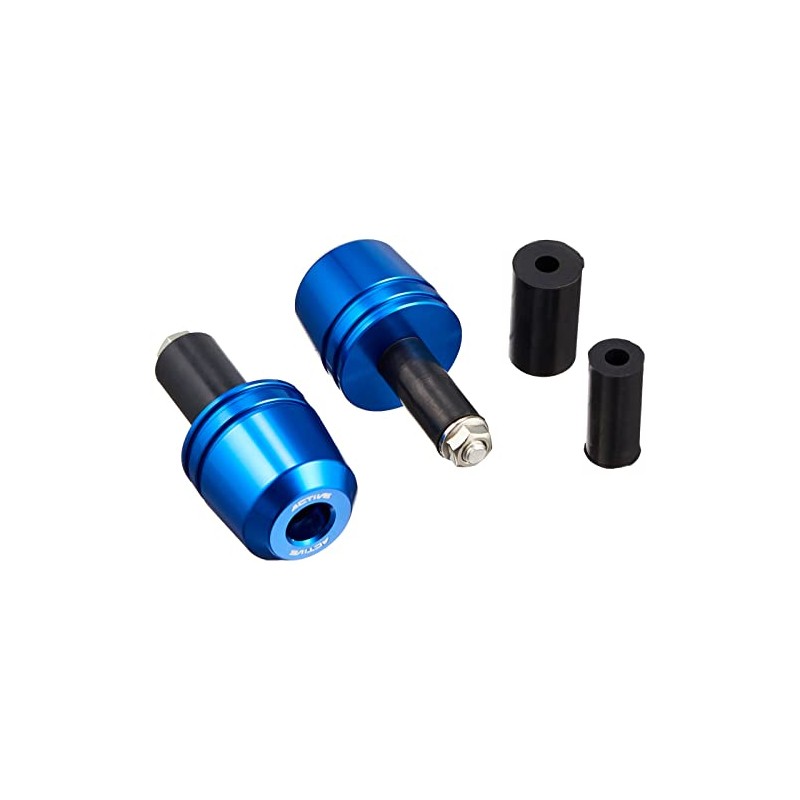 Active 60800022 Aluminum Bar End, Blue, φ33-L33