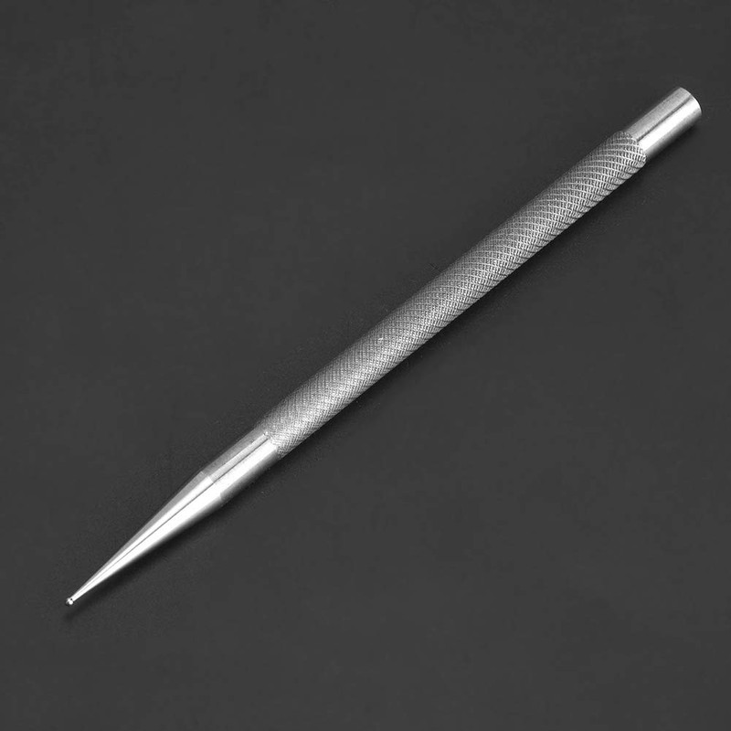 Tbest Leather Marking Pen Stainless Steel Round Head Tracing and
