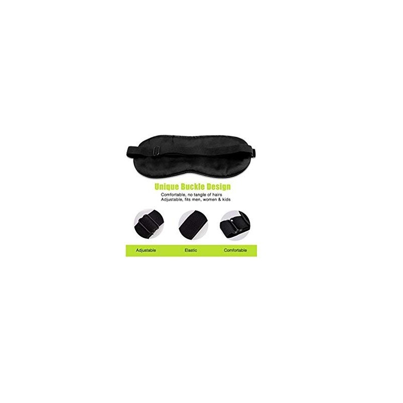 Rayhee Silk Sleep Mask & Blindfold, Soft Eye Mask with