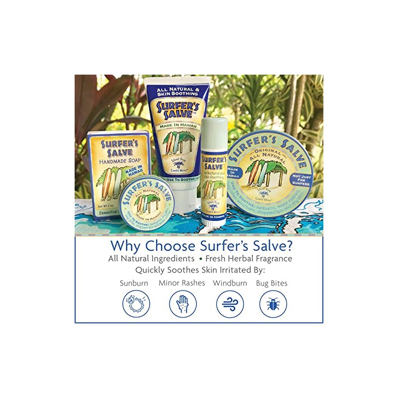 Surfer's Salve Travel Size 0.8 oz. Tin