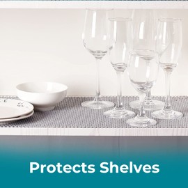 OKAM Non-Slip Rug & Drawer Underlay: 30x450cm Anti-Slip Underlay & Padding for Kitchen Mat, Rugs & Carpet on Solid Surfaces - Thick, Solf, Cushion Liners for Kitchen Drawers, Shelf, Cabinet & Tool Box