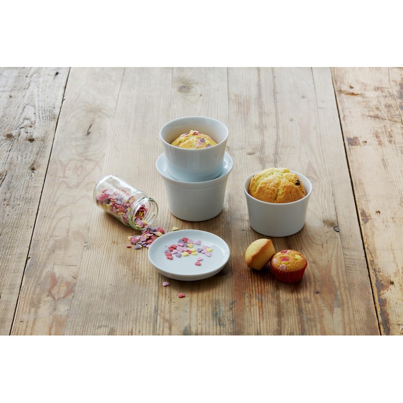 KAHLA 323525A90032C Update Minisnackteller 10 cm weiß | weißer Dessertteller