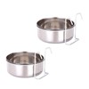 COZENTA Pet Bowl, Hanging Stainless Steel, Birdcage, Cage, Mounting, Bait,