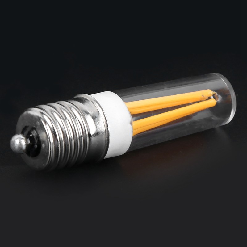 10Pcs E17 Long Filament Bulbs AC110V 3W for Chandelier Ceiling