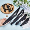 GORGECRAFT 8Pcs 4 Sizes Sectional Couch Straps Connectors Black Nylon
