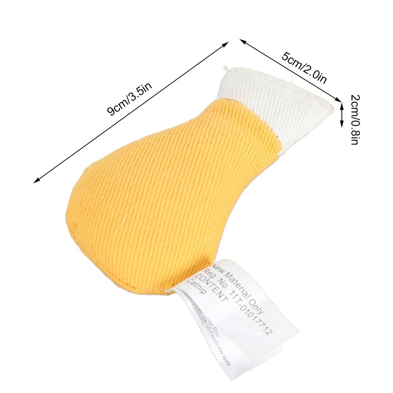 2Pcs Chicken Leg Cat Toys Bite Resistant Soft Comfortable Interactive