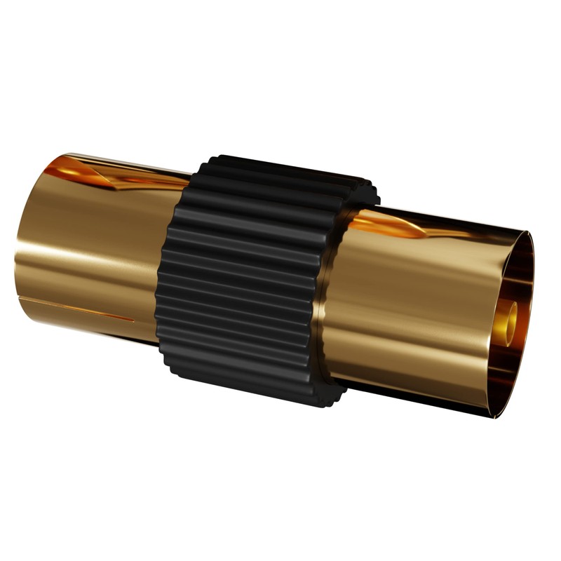 ConnectingU Black 5m TV Aerial Cable Male to Male with