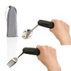Forzaddik Adaptive Utensils Spoons Forks Set,Open Handle Design Provides Several