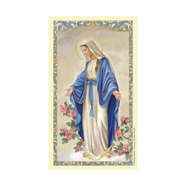 Our Lady of Grace / Hail Mary - Laminated Holy Card