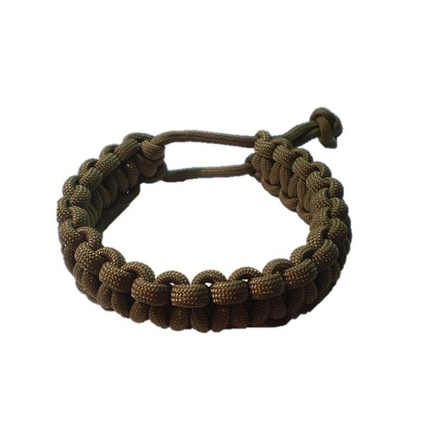 Mad Max Adjustable Paracord Survival Bracelet Tom Hardy Fury Road Coyote Brown (6-6 1/2 inch)