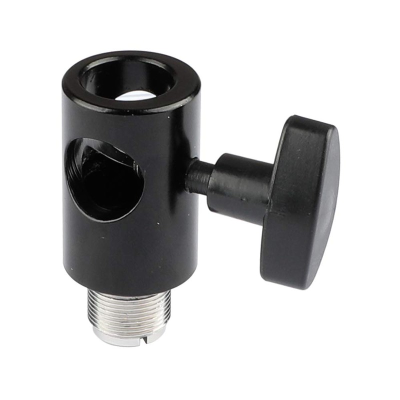 CAMVATE Light Pole Connector with 5/8"-27 Male Screw for Microphone