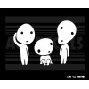 Princess Mononoke - Kodama - 3 pack - Ghibli -
