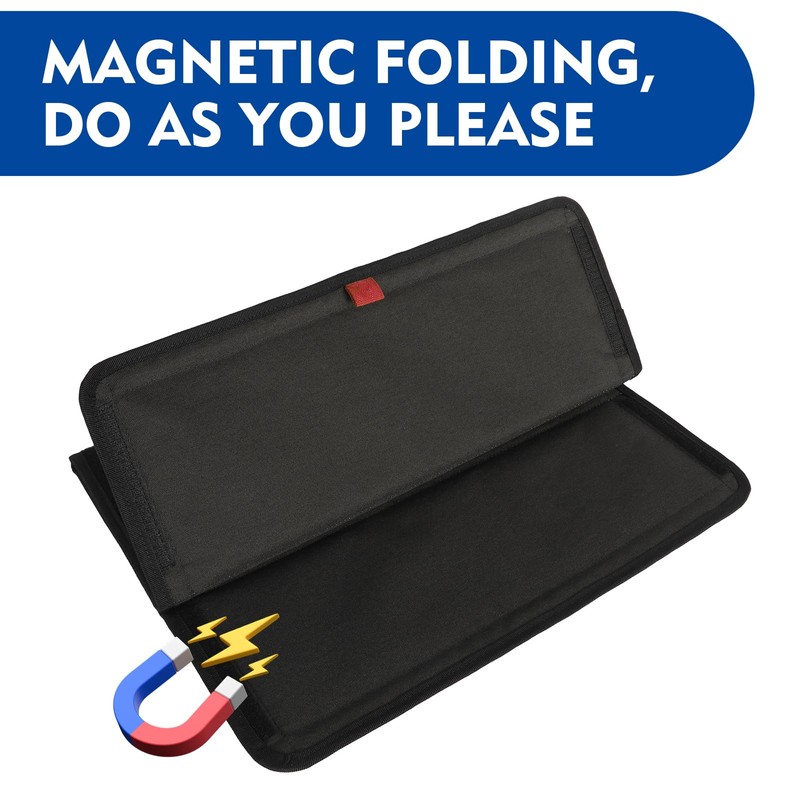 Zikefest RV Skylight Vent Cover, Magnetic Foldable RV Blackout Window