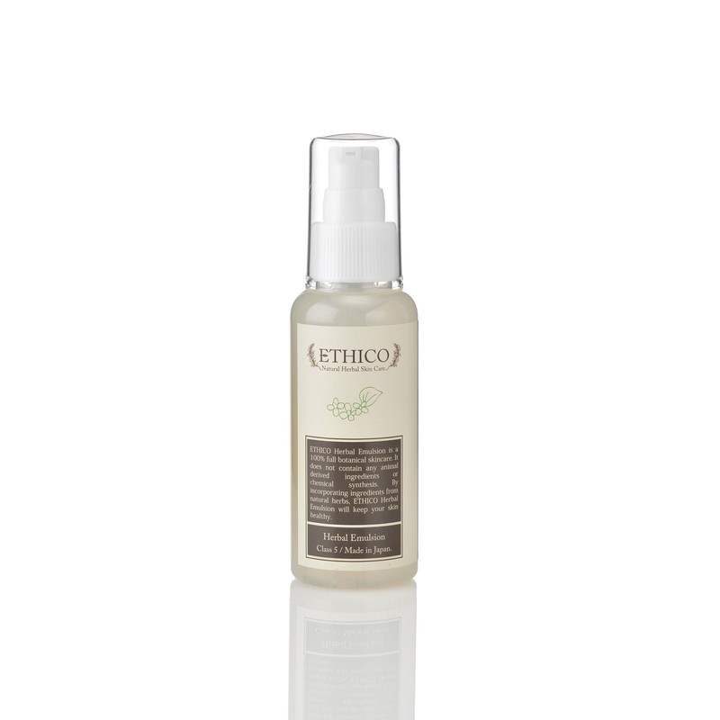 ETHICO Herbal Skin Care Emulsion, Dokudami, 3.4 fl oz (100