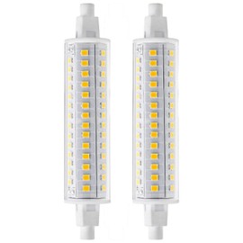 Diodesy- R7S LED Bulbs J Type 118mm 8.5W (75W Equivalent) 3000K Soft White 900 Lumens T8 Double Ended Floodlight Bulb for Work Security Landscape Lights Floor Lamps UL Listed Damp Location Pack of 2