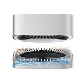 Mac mini M4/M4 Pro Dock (2024) - Aluminium Stand mit HDMI Hub & M.2 SSD Gehäuse: 4K60Hz HDMI, 10G USB-C, 2X USB-A 5G, SD/microSD, Audio, Ladeport