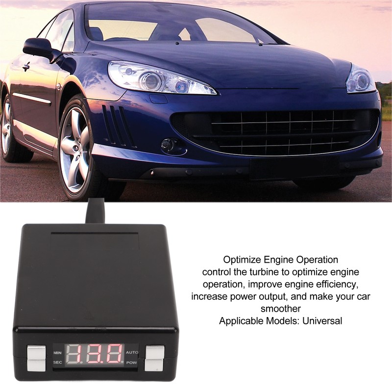 Auto Turbo Timer LED Digital Display Programmable Universal Turbo Flameout