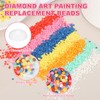 PATIKIL 5000Pcs Diamond Art Painting Beads Round 5D Diamond Art