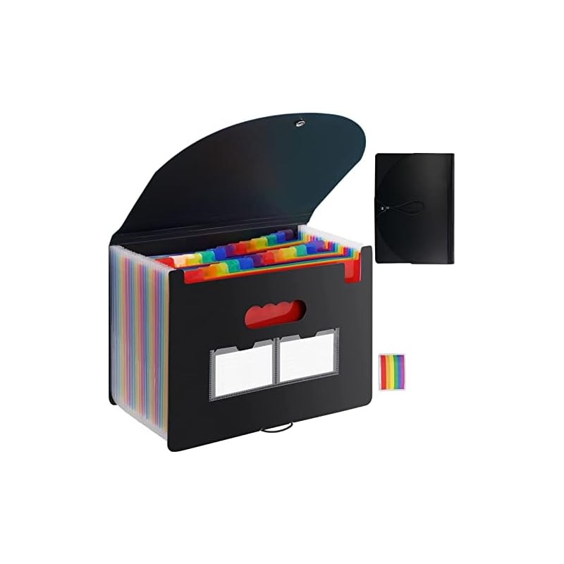 Organizador de Archivos de Acordeón, Carpeta Expansible 25 Compartimentos
