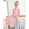 Zaclotre Ballet Leotards for Girls Toddler Sleeveless Hollow Back Dance