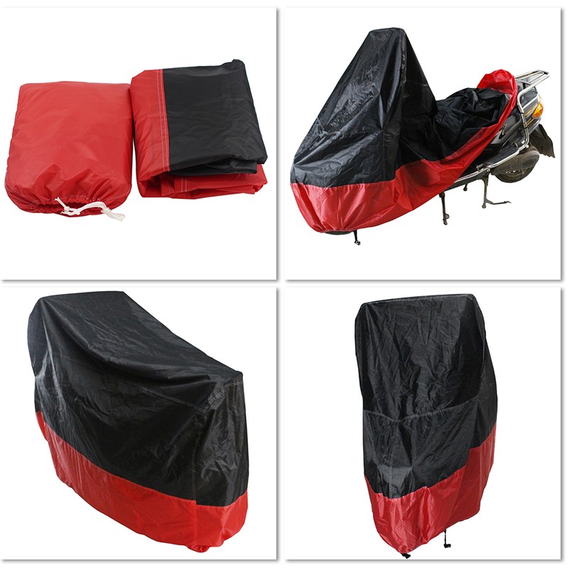 Motorcycle Moped Scooter Cover Breathable Outdoor Dust Rain UV Protector