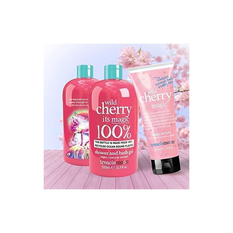 Treaclemoon Exfoliante corporal mágico Wild Cherry 7.6 fl oz