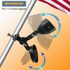Solar Flag Pole Light, Flag Pole Light Solar Powered Super