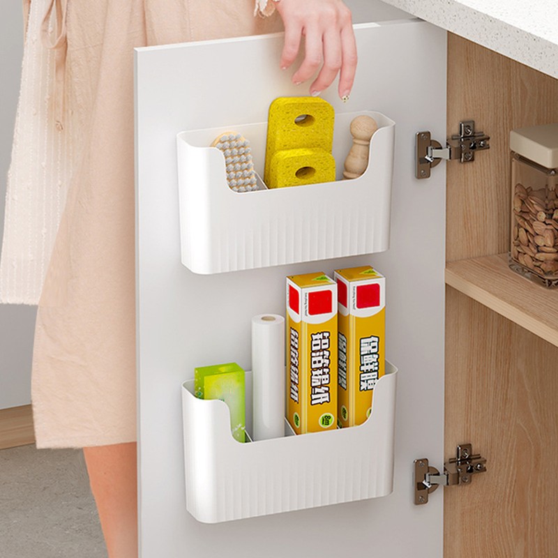 Kitchen Wall Mounted Cabinet Door Storage Box Cabinet Inside Perforation