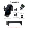 Wireless Charger Car Phone Holder for Ford Bronco Sport 2021-2024,8"