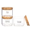 Sass & Belle Tea, Coffee, Sugar Stacking Jars - Set