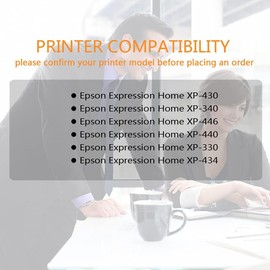 Run Star Remanufactured for 288XL T288XL Black Ink Cartridge for Epson 288XL T288XL T288XL120 use for Epson Expression Home XP-440 XP-330 XP-340 XP-430 XP-446 XP-434 Inkjet Printer (3 Black)