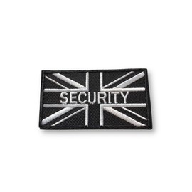 Security UK Tactical Hook and Loop Patch, United Kingdom Flag Design