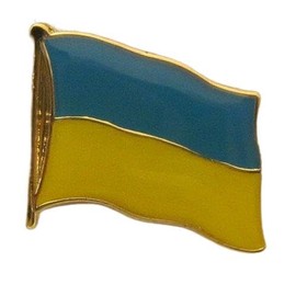 Buddel-Bini Versand Ukraine Flag Pin Badge Badge Badge Flag Clip Pin Badge