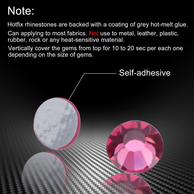 Jollin Hot Fix - Diamantes de imitación de cristal con