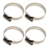 4 Pcs Hose Clamp in 304 Stainless Steel Clip for