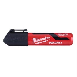 Milwaukee 48-22-3260 INKZALL Black Extra Large Chisel Tip Jobsite Perm Marker