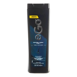 2 Pzs Ego Shampoo Hombre Control Caida 2 En 1 400ml