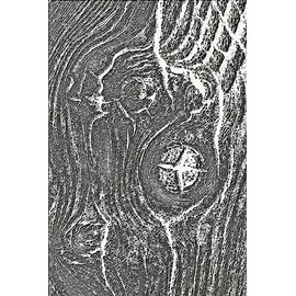 Sizzix 3-D Texture Fades Embossing Folder Woodgrain by Tim Holtz | 666297 | Scrapbooking, Cardmaking, Journalling, One Size