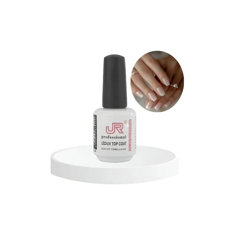 Top Coat Jr Finalizador 15 Ml Para Uñas Acrílicas Esmalte